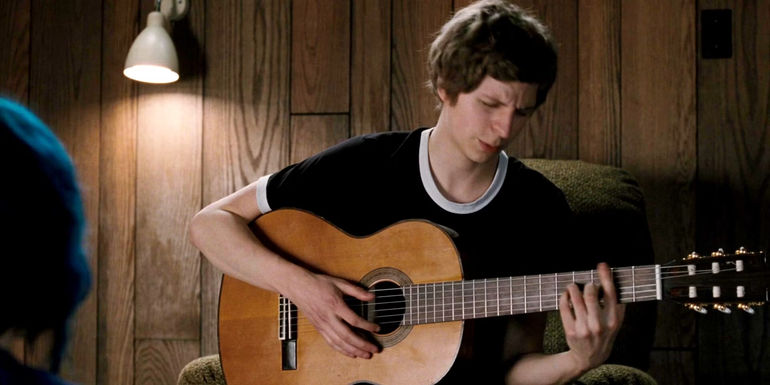 Michael Cera plays Ramona a song in Scott Pilgrim Vs The World