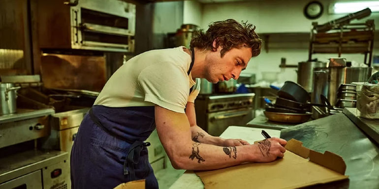 Jeremy Allen White as Carmy in The Bear