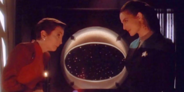 Kira embodies Lela Dax in DS9 season 3, episode 25, Facets