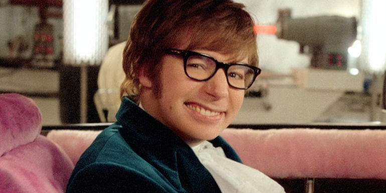 Mike Myers as Austin in the time machine in Austin Powers The Spy Who Shagged Me