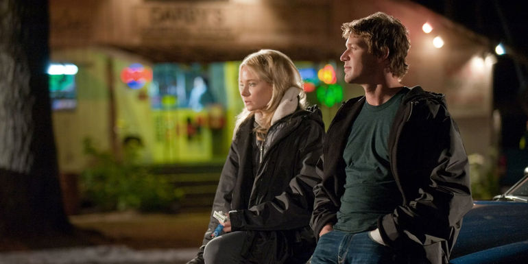 Jim and Callie walking on The Glades.