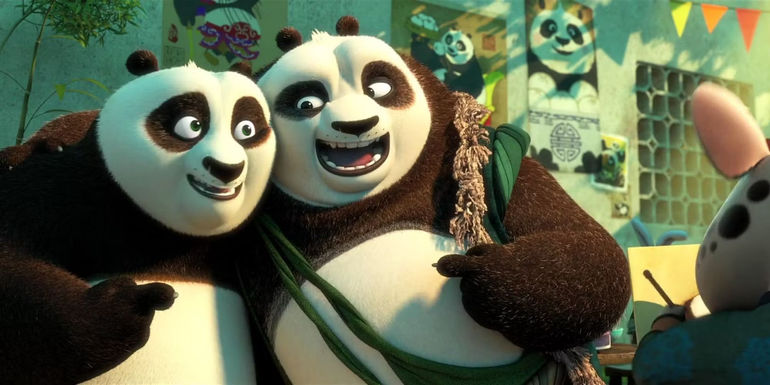Po and Li in Kung Fu Panda 3 (1)