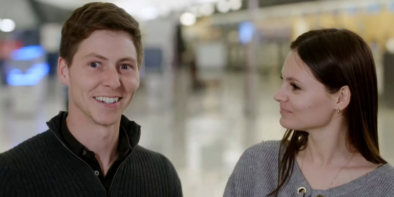 Brandon Gibbs and Julia Trubkina In 90 Day Fiance season 8