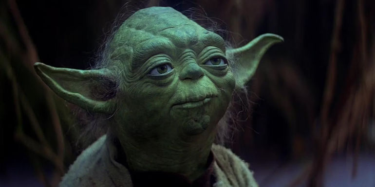 Yoda on Dagobah