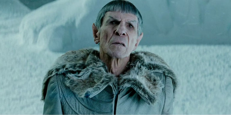 Leonard Nimoy as Spock in Star Trek 2009