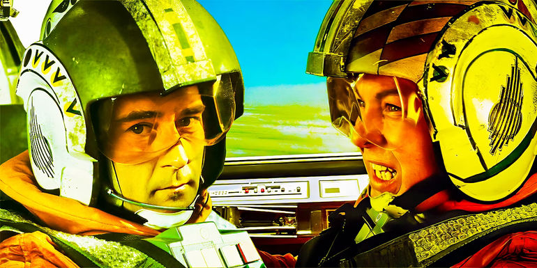 Wedge Antilles and Wes Janson in Star Wars.