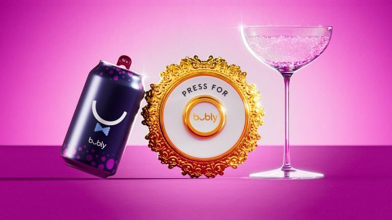 Bubly's 'press for bubly' button keeps Dry January participants refreshed and hydrated