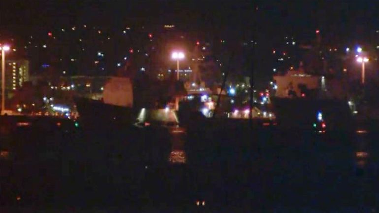 US Navy Helicopter Crew Escapes Unharmed After Crashing into San Diego Bay