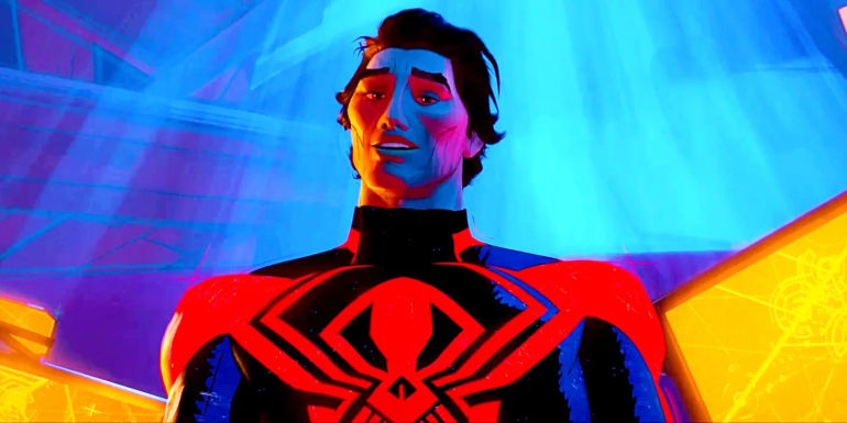 Mesmerizing Spider-Man 2099 Transcends Reality in Stunning Anime Spider-Verse Masterpiece