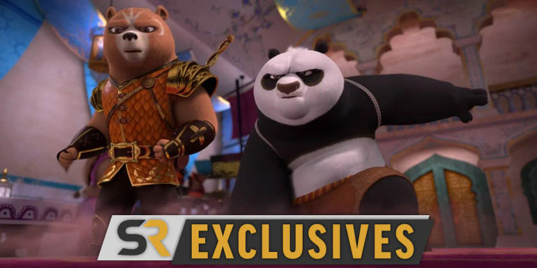 Kung Fu Panda: Po & Wandering Blade's Epic Battle for Survival in Season 3 - Exclusive Clip Inside!