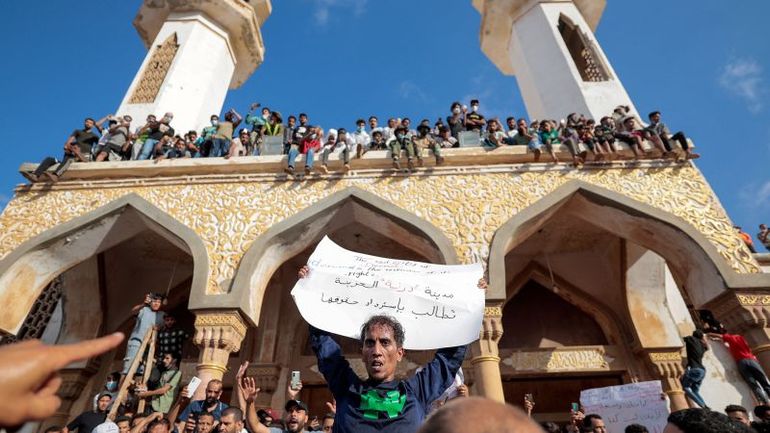 Massive Demonstrations Erupt as Devastating Floods Amplify Outrage against Libyan Authorities in Derna