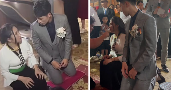 Dành riêng cho ông xã: Sự kỳ diệu trong hành động ngọt ngào của MC Đình Trọng khi nhận quà từ gia đình vợ