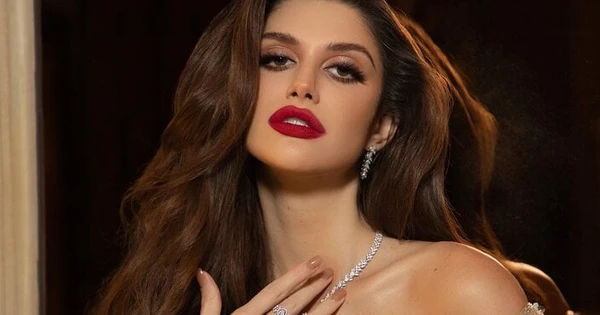 Được mệnh danh Miss Grand, Hoa hậu đương kim thể hiện sự đẳng cấp với bộ đầm của Lê Ngọc Lâm trong lễ kết thúc nhiệm kỳ