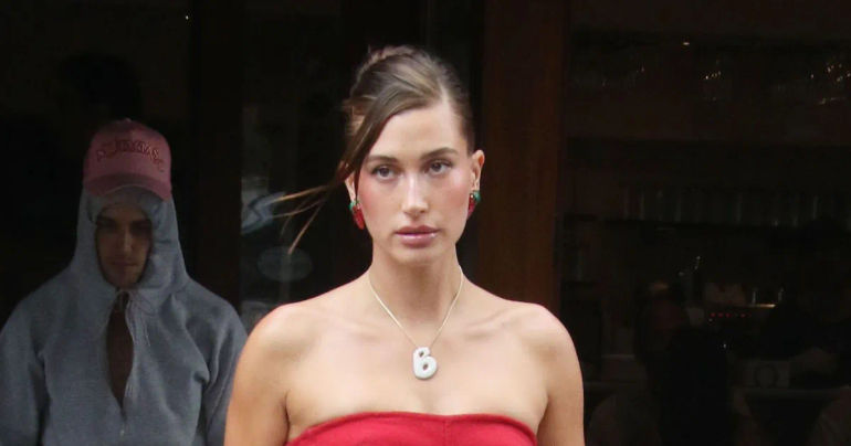 Hailey Bieber Shuts Down Pregnancy Rumors: Reveals the Truth Behind her 'Bloated' Look!