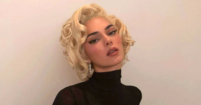 Kendall Jenner Emulates Kim Kardashian's Met Gala Glamour with Marilyn Monroe-Inspired Halloween Costume