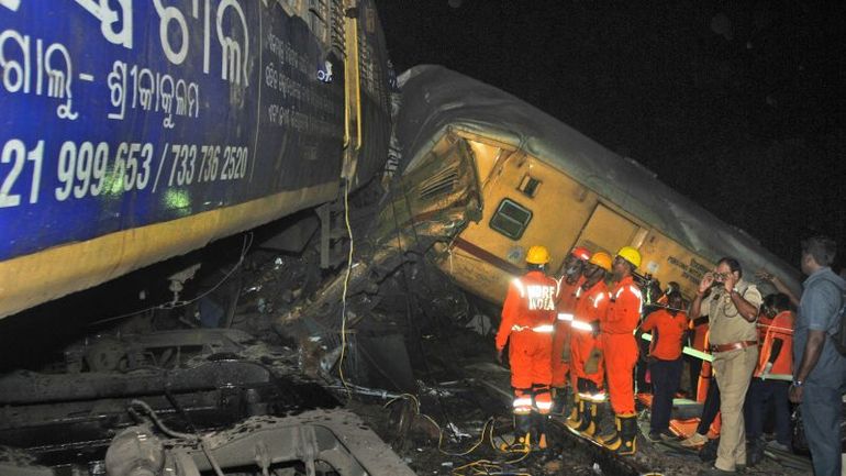 Multiple casualties reported following train collision in southeast India