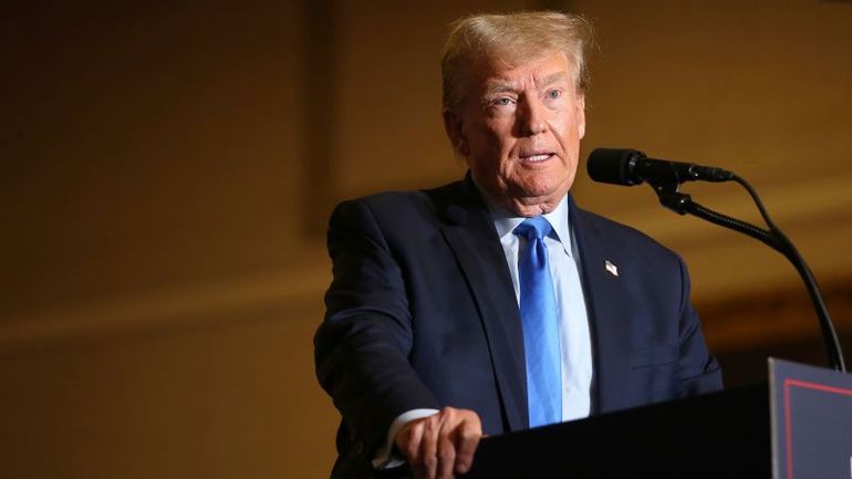 Trump sets sights on Biden in Iowa as DeSantis aims to invigorate struggling campaign