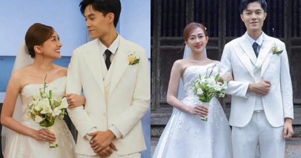 Nhìn vợ si tình, chàng rể Phan Đạt và Phương Lan thực hiện điều đặc biệt trước lễ đường tại Đám cưới ở Ninh Bình