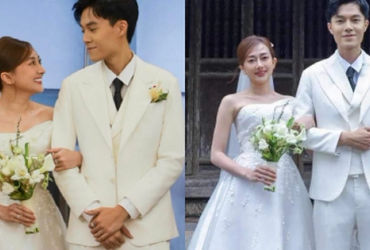 Nhìn vợ si tình, chàng rể Phan Đạt và Phương Lan thực hiện điều đặc biệt trước lễ đường tại Đám cưới ở Ninh Bình