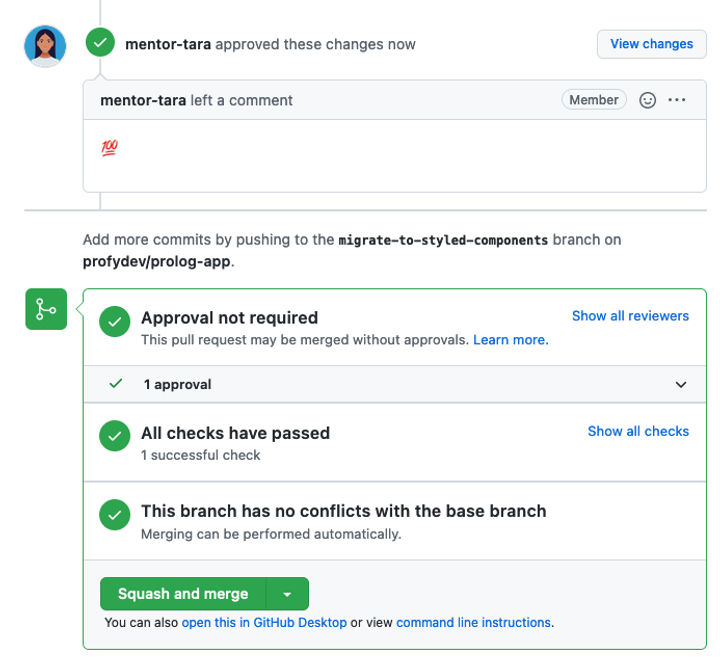 Pull Request - Approved