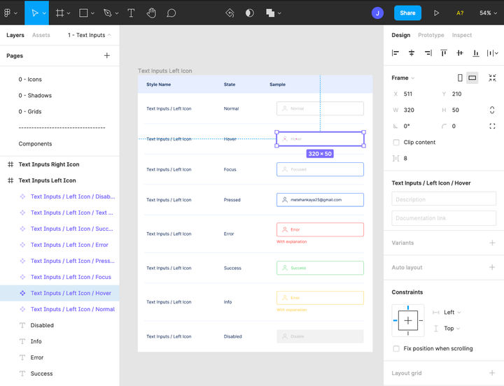 UI kit design