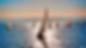 Sunset,Sunlight,Landscape,Nature,Sea,Boat,Sailboats,HD Wallpaper