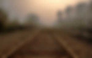 Railway,Leaves,Mist,Trees,Landscape,HD Wallpaper
