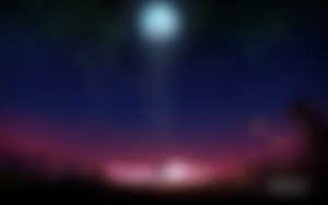 Anime,Neon genesis evangelion,Night,Moon,Stars,Starry night,HD Wallpaper