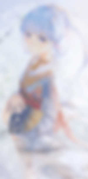 Kamisato ayaka (genshin impact),Blue hair,Genshin impact,Blue eyes,Anime girls,Anime,Digital art,Artwork,Japanese kimono,HD Wallpaper