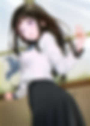 Anime girls,Chitanda eru,Black hair,Hyouka,Anime,Mery (artist),Purple eyes,School uniform,HD Wallpaper