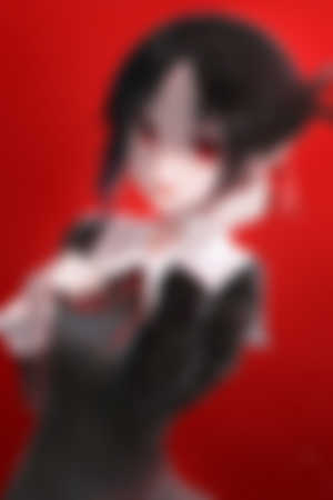 Anime,Anime girls,Kaguya-sama: love is war,Kaguya shinomiya,Portrait display,Red background,Simple background,Crystalherb,Dark hair,Red eyes,School uniform,HD Wallpaper