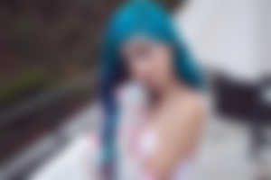 Fay suicide,Blue hair,Neon hair,Women,Alt girls,Suicide girls,HD Wallpaper