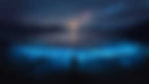 Aenami,Painting,Digital art,Night,Landscape,Blue,HD Wallpaper