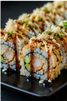 Sushi roll tempura