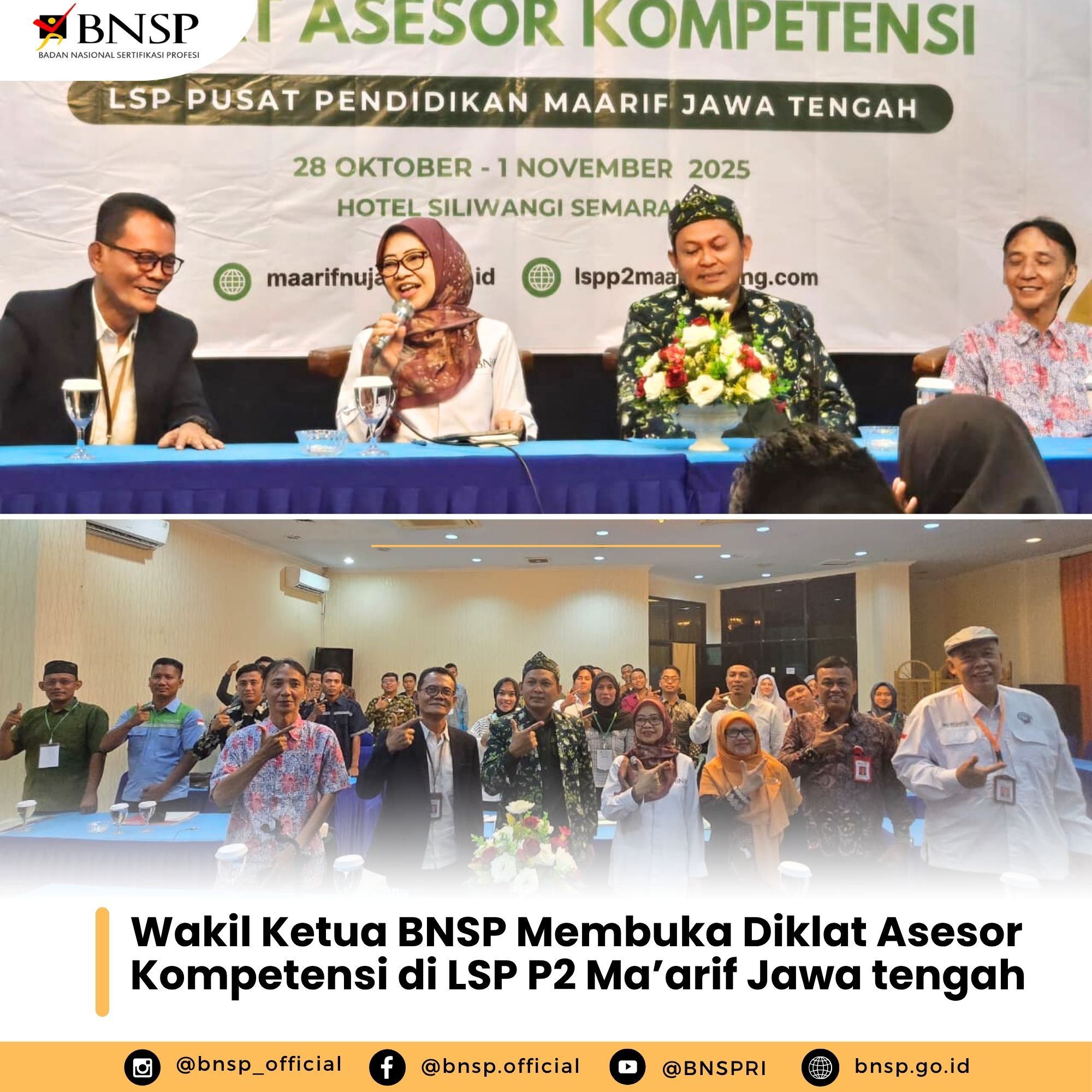 Diklat Asesor LSP Maarif