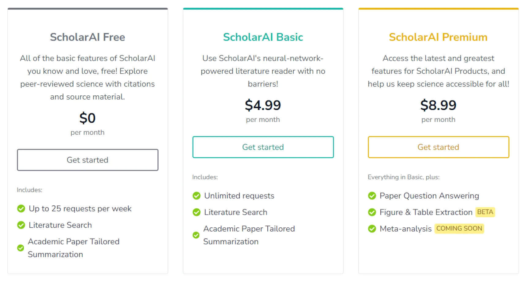 scholarai pricing