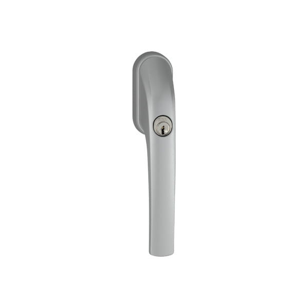 Window Handle FG 300 with Key, Silver Color