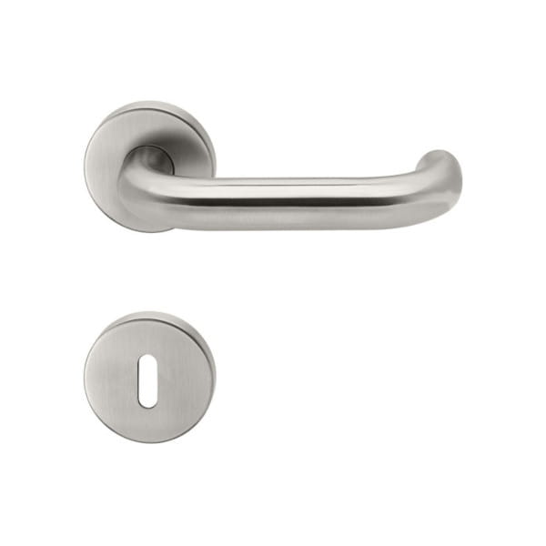 Stainless Steel Door Handle Set, Model 1891