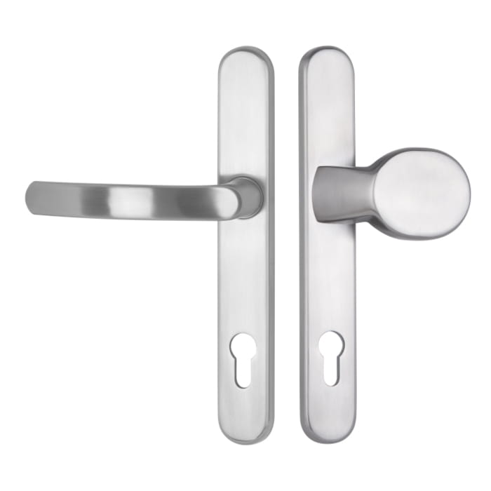 1955/2082/3132 - Komplet pochwyt-klamka na szyldzie 35 mm, stal szlachetna