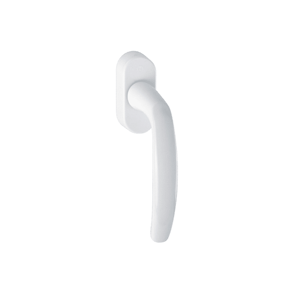 Atlanta - Window Handle Secustik with Aluminium, White Color