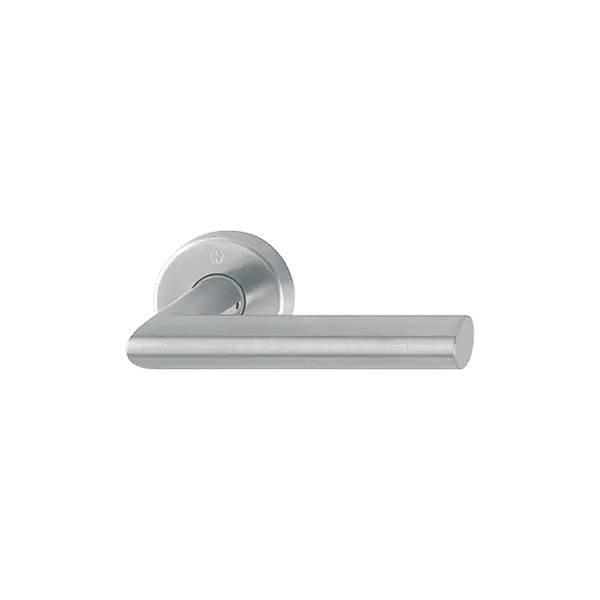 Amsterdam - Klamka połówkowa na szyldzie okrągłym F69, z czopami stabilizującymi