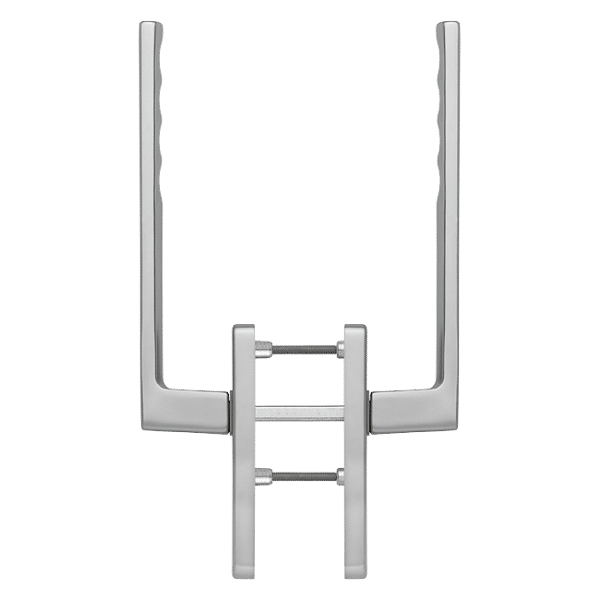 Toulon - Komplet klamek HS do drzwi podnoszono-przesuwnych, obustronna, kolor stalowy F9