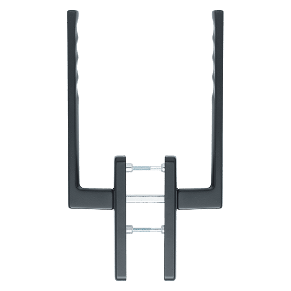 Toulon - Komplet klamek HS do drzwi podnoszono-przesuwnych, obustronna, czarny