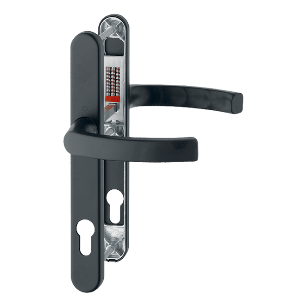Liege - Set of Handles on a 30 mm Plate, Matte Black