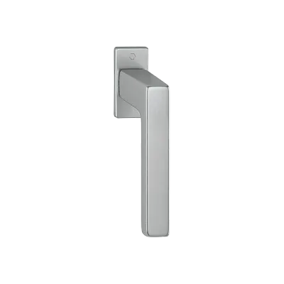 Austin - Klamka okienna na płaskiej rozecie, kolor stalowy F9