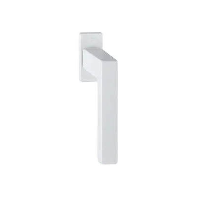 Austin - Klamka okienna na płaskiej rozecie, kolor biały