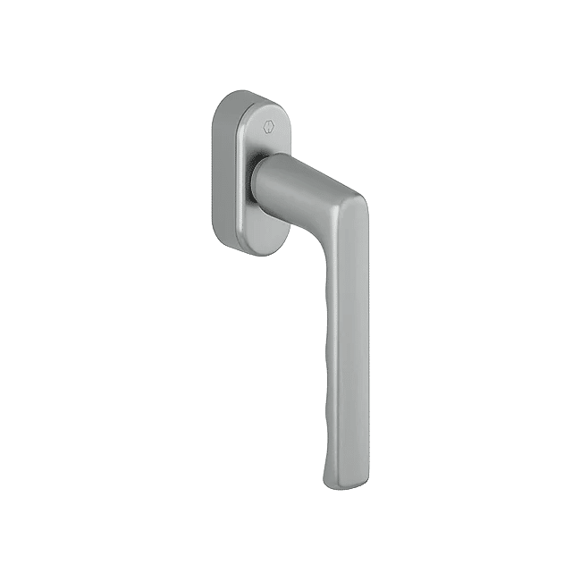 Hamburg SecuForte - Klamka okienna, kolor stalowy F9