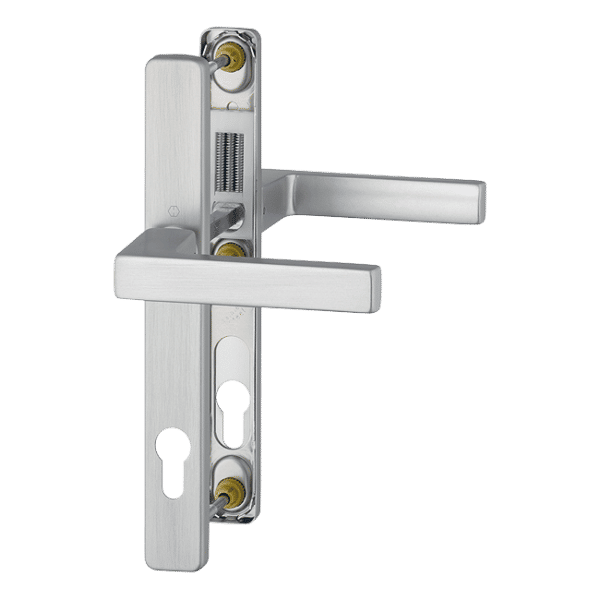 Austin - Komplet klamek na szyldzie 30 mm, imitacja stali szlachetnej