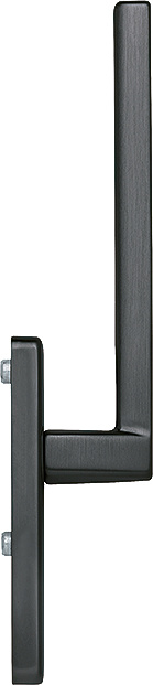 Bergamo - Klamka HS z mosiądzu, kolor czarny satynowy F96-1 Resista