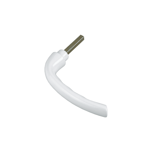 Tokyo - Klamka okienna konduktorska z trzpieniem 45 mm, kolor biały